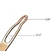 Messen Hair Locking Curved Interlocking Needle Tool Micro Lock Craft Dreadlocks Sister Crochet Hair Starting and Maintaining Your Locs Easy (1 Pieces,Gold)