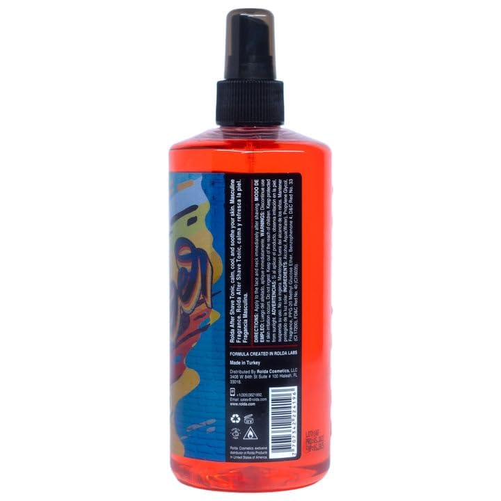 Freestyle - Tónico para después del afeitado en aerosol de colonia para hombres, tónico para después del afeitado calma la irritación, ayuda a curar y limpiar las áreas afeitadas, fragancia 8