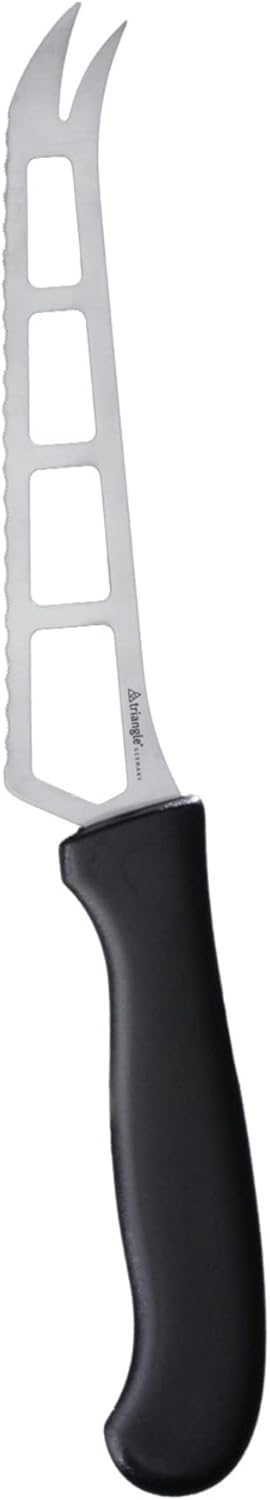 triangle Cheese Knife - Perforated Stainless Steel Blade - Lightweight Handle - Made in Germany