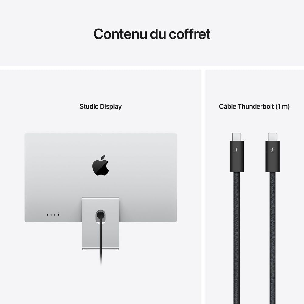 Apple Studio Display - Verre Nano‑texturé - Support à Inclinaison réglable ​​​​​​​ (2025)