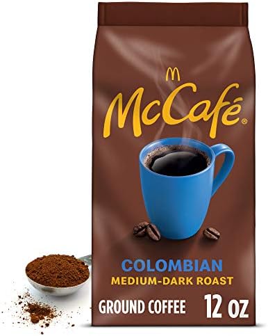 McCafé Colombian, Medium-Dark Roast Ground Coffee, 12 oz Bag
