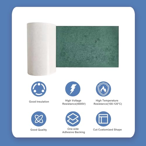 Image of 16.4ft /Roll 80mm(3.15in) Width Self Adhesive Battery Pack Insulator Paper (Thickness:0.2mm) for 18650 21700 Battery Packs,DIY Projects