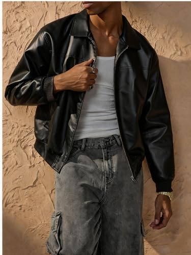 Verdusa Men's Zip Up Bomber