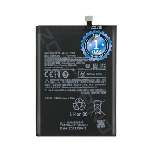 Image of Original BN5A Battery for Redmi Note 10 5G (Poco M3 Pro 5G) Battery with 1 Year warrenty****(CC87)