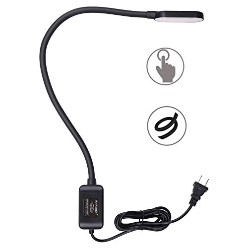 harmiey Sewing Machine Light,LED Work Light 30 LED with Touch Control with Lengthen Flexible Silone Coating Gooseneck for Sewing Machine, Drill Presses, Desks, Craft, Workbenches, Lathes Lamp
