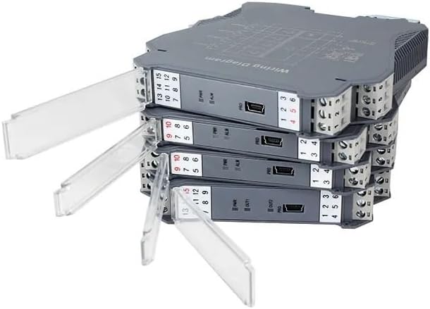 DEBLAN DC 4-20mA to 0-10V/0-5V Signal Isolator, 1 Input 2 Output, 0-10V Output, 0-10V Input, DC 12 to 24V Power