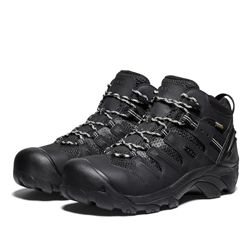 Image of KEEN Utility Men's Lansing Mid Height Steel Toe Waterproof Work Boots