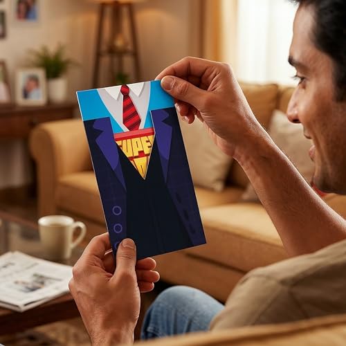 Image of Oye Happy - Pull Beer Mug Card for Dad - Funny Father's Day Greeting Card with Pull-Out Surprise Message