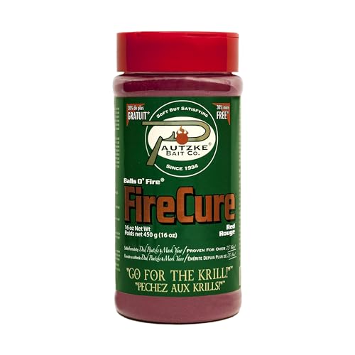 Pautzke Bait Fire Cure, Red, 16 oz, Model: P16FC/RED