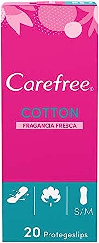 Carefree Salvaslip, Cotton Feel, Normal, Fresca Fragranza, 100% Traspirante - Freschezza Duratura, S/M, 240 Salvaslip
