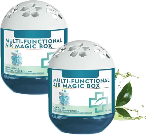 Image of Indoor Air Purification Dust Removal Magic Box, Multi Functional Air Magic Box, Dust Removal Magic Box, Dust Removal & Fresh Air for Any Room, For Car, Bedroom, Office, Pet Areas (2pcs)