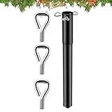 Verlängerung für Christbaumständer – 37 x 3 cm, stabile Basisverbinder, Gadget für Weihnachtsbäume, einfach zu bedienen, rostbeständig | Aufsteller für f