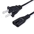 8ft Power Cord Replacement for Samsung UN40 UN43 UN48 UN49 UN50 UN55 UN60 UN65 UN70 UN75 UN78 Series 3903-000599 3903-000853 3903-001117 2 Prong Power Cable