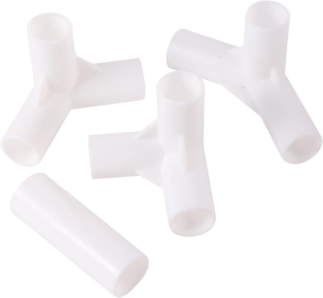 Utility Connector Adapter Hose Connector Adapter 50Pcs 90° 120° 135° Stereo Tee Tee Inner Diameter 16Mm Plastic Accessories Diy Wardrobe Tent Connector Water Connector/Straight Connector