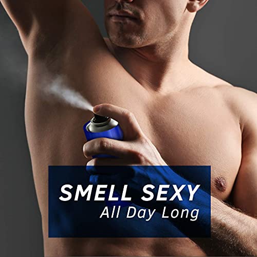 Ustraa Blue Deodorant for Men - 150ml - Cool, Aquatic Fragrance | Boosts freshness | Fights Bad Odour, Prevents Itching & Irritation with Aloe Vera... - Image 4