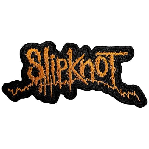 Slipknot - Patch Ă repasser (Taille unique) (Noir/Orange)