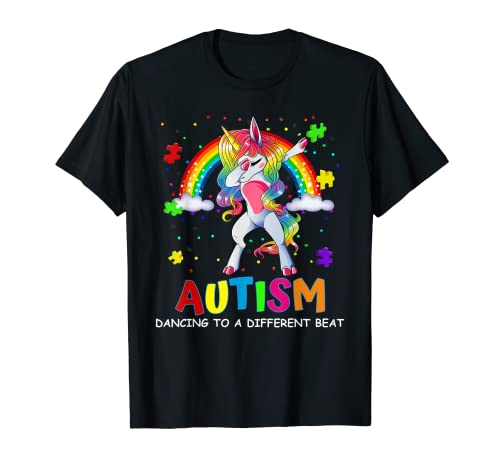 ¡Bailando a un ritmo diferente! Conciencia sobre el autismo Camiseta