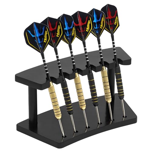 Naissgo Darthalter Zubehör für Dartscheibe Dart Ständer für Jede Art von Darts für Steeldart & Softdarts Präsentation Display Rack für Dart Halterung