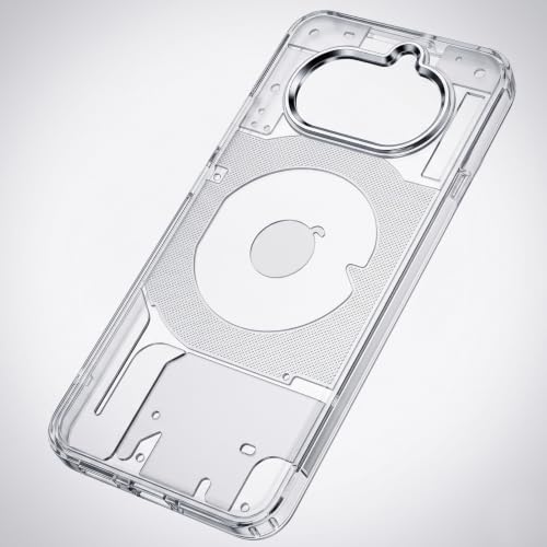 Image of NIUKIN Transparent Slim-Fit Soft Back Case for Nothing Phone 4a 5G | 360 Degree Protection | Silicon Shockproof Cover (Design 02)