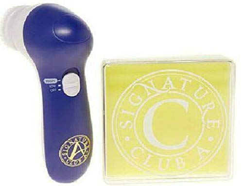 Signature Club A Lemon Foaming Glycerin Cleansing Cake and Rotating Facial Cleansing Brush