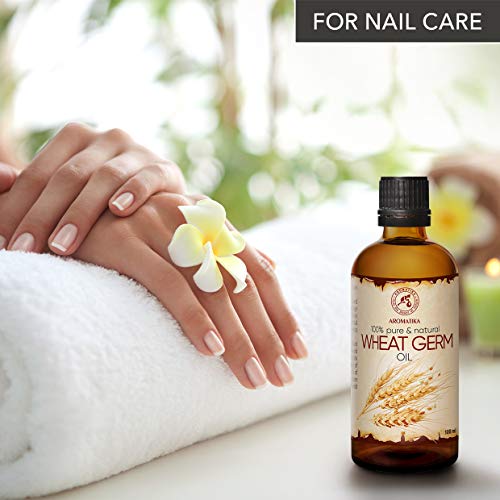 Tarwekiemolie 100 ml, 100% puur natuurlijke basisolie - dragerolie - rijk aan mineralen & vitamines voor intensieve… - Afbeelding 7