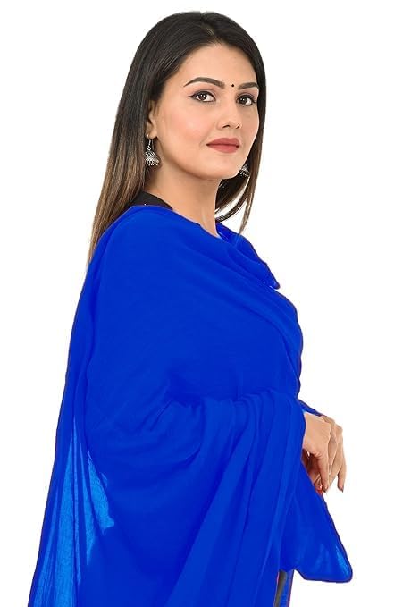 !PTS! Women's Solid Plain Pure Cotton long Dupatta & Chunnis odhni2