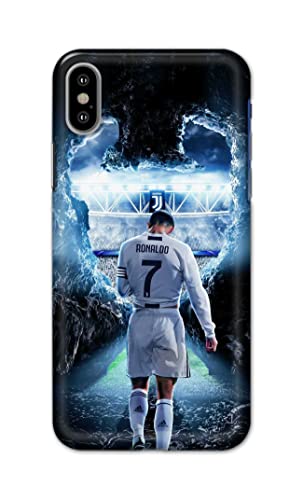 Image of Printed Hard Back Cover Case for Apple iPhone X | iPhone 10 | iPhone Xs | iPhone 10s Back Cover (Footbal Legend) -702
