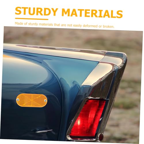 Reflectores ovalados para driveway y trailer pack 10 pcs miniatura 7