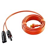 iHaospace XT60 Stecker auf Solar Connector Kabel 12AWG XT60 Adapter Verlängerung 3M/5M für ECOFLOW River and Delta Series BLUETTI EB55 Power Station Solar Panel (3M)