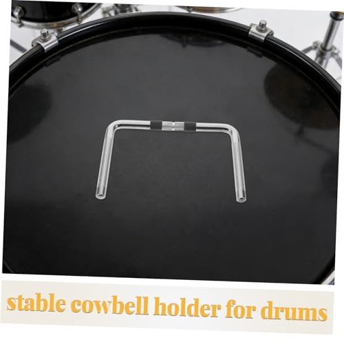 Soporte Abrazadera Doble Para Cowbell Batería Ajustable miniatura 3
