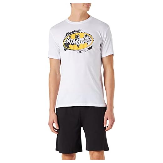 Disney Pyjama Batman avec cintre Homme blanc, M, homme