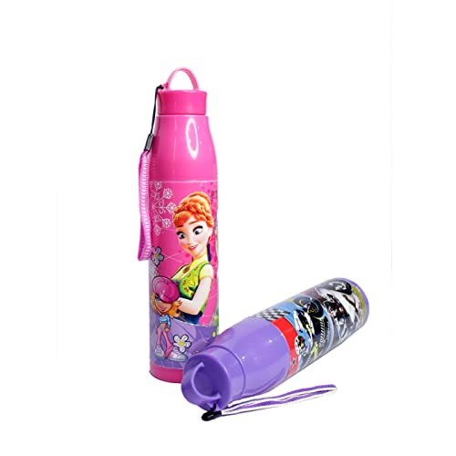 Image of EKAN 3 in 1 Motivational Water Bottles Set 2000 ml, 900 ml, 300 ml Large Capacity Sipper Bottles for School, Office, Home and Gym Use Leak-proof BPA-Free Water Bottles (Multicolor)