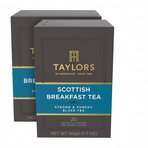 Taylors of Harrogate Scottish Breakfast, 20 Count(Pack of 2)
