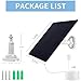 Solar Panel Charger Compatible with Google Nest Cam Outdoor or Indoor, Battery - 2nd Generation, 5W, 13Ft Charging Cable