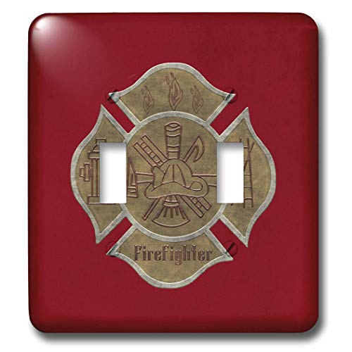 Cache pour interrupteur motif pompier 3dRose lsp_308923_2 cadeau idéal