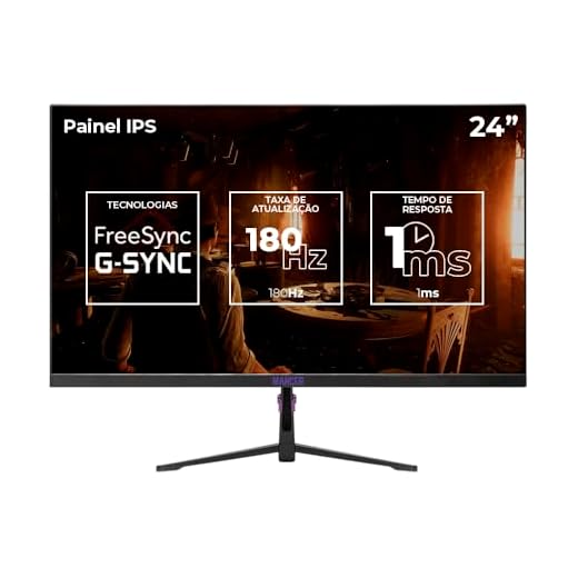 Monitor Gamer Mancer Valak Z3H, 24 Pol, IPS, 2K, 1ms, 180Hz, FreeSync e G-Sync, HDMI/DP, MCR-VKZ3H-BL01