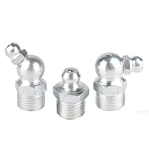 10PCS M6 M8 M10 M12 M14 Male Thread Straight Elbow Type Hydraulic Oil Grease Tube Pipe Fitting -  Size 45 Degree Thread Specification M12x1