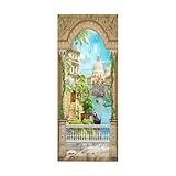 4. Ahorre en costos de su renovación: Idear como posters puerta murales para salón, dormitorio, comedor, baño, cubriendo daños. solo le toma varios minutos terminarlo. ahorrar su dinero y tiempo.