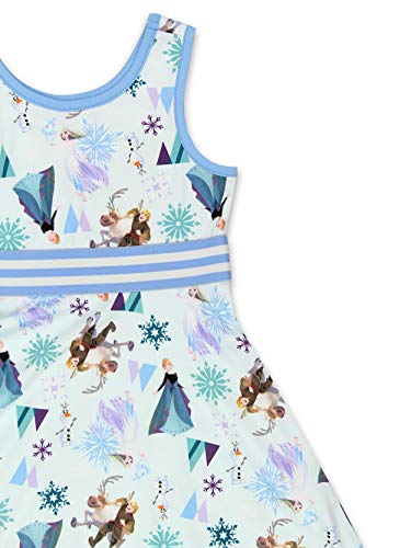 Disney Frozen Toddler Girls Fit and Flare Ultra Soft Dress4