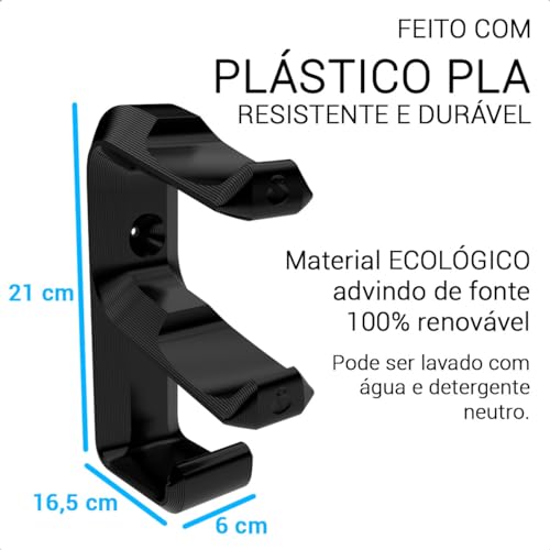 Suporte 2 Controles Playstation5 Ps5 Headphone De Parede Vn