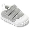STQ Baby Shoes First Walking Boys & Girls Toddler Wide Toe Box Barefoot Non-Slip Sole Indoor Soft Mesh Breathable Lightweight Newborn Chubby Infant Babies 6-24 Months