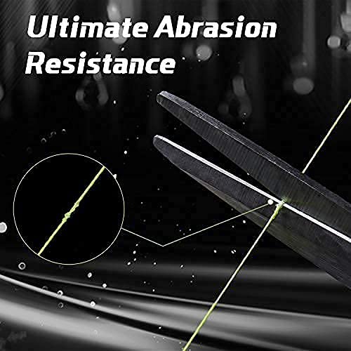 Image of RUNCL PowerBraid Fishing Line 4 /8 /9 Strands, Braided Fishing Line 300 /500 /1000Yds - Seamless Weaving Tech, Enhanced Coating Tech, Zero Stretch, High Sensitivity, Smaller Diameter - Braid Line 15-115LB