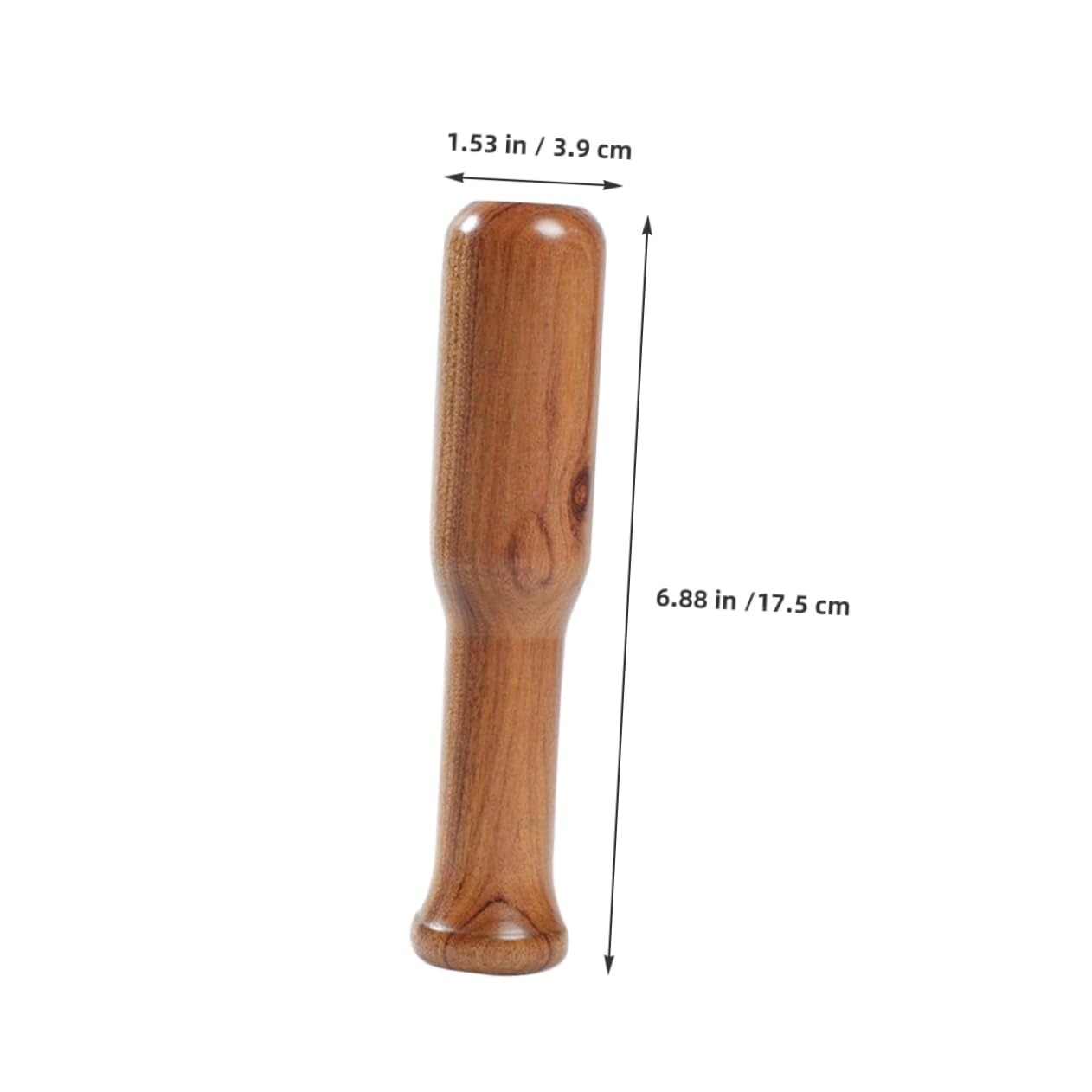 SOLUSTRE Garlic Hammer Stick and for Pounding Garlic Smasher Kitchen Utensils Lemon Muddler Food Muddler Bar Muddler Masher Kitchen Tool Kitchen Crusher Drink Muddler Wood Brown