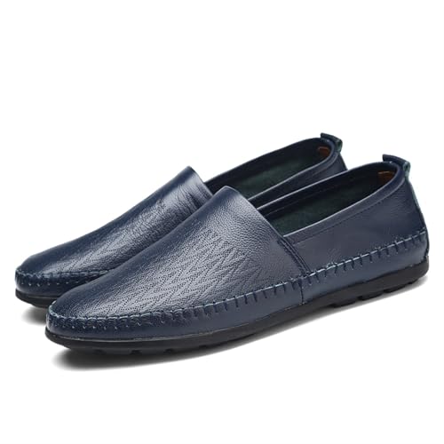 Dress Shoes for Men Men's Casual Leather Flats Summer Driving Shoes for Men - Comfortable and Stylish Leather Footwear2