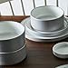 Noritake ColorTex Stone Grey 12-Piece Dinnerware Set, Service for 4