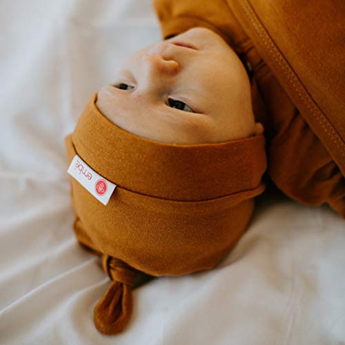 Image of embe 2-Way Starter Swaddle Blanket Wrap and Beanie for Babies 0-3 Months - Sand, 6-14 lbs | Legs in & Out Design | Secure Zipper Stops Unraveling | Stage 1 Sleep