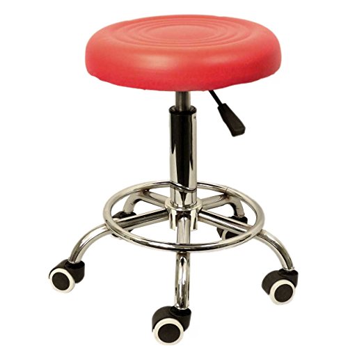 Adjustable Red Arcade Stool for Gaming