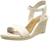 Diseño moderno Tamaris 1-1-28360-26, Sandalia Mujer, Cream Croco, 40 EU