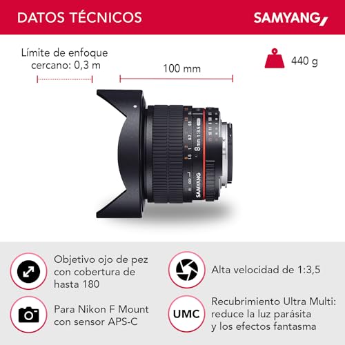 Objetivo Samyang 8mm f/3.5 Ojo de Pez para Nikon - Fernando Cortés Objetivo Samyang 8mm f/3.5 Ojo de Pez para Nikon - Fernando Cortés