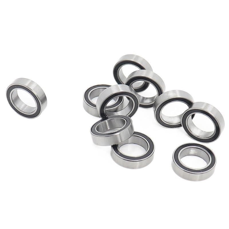BERWENNY 10 Pz 6702-2RS 15 * 21 * 4mm Cuscinetto ABEC-7 61702 6702 63702 Cuscinetti A Sfera in Acciaio Cromato con Guarnizione in Gomma Nera for r/c BERWENNY 10 Pz 6702-2RS 15 * 21 * 4mm Cuscinetto ABEC-7 61702 6702 63702 Cuscinetti A Sfera in Acciaio Cromato con Guarnizione in Gomma Nera for r/c